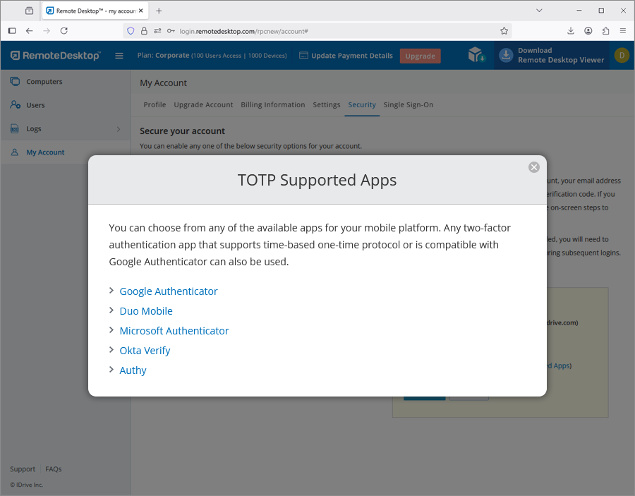 Remote Desktop