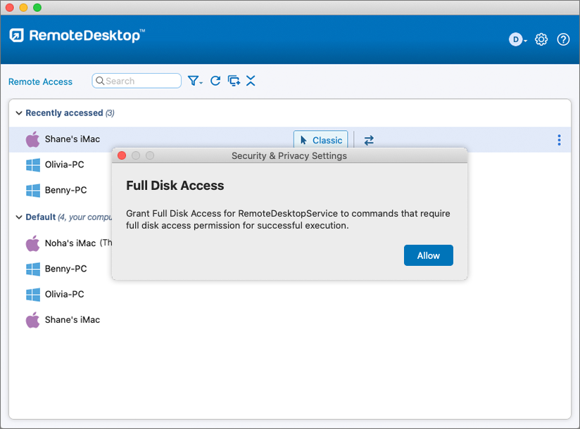 Remote Desktop